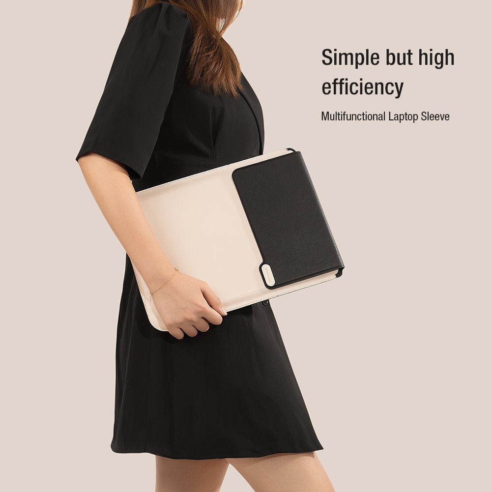 Nillkin Versatile Laptop Sleeve 14" 3in1 Vertical Black White 57983110100 цена и информация | Käekotid naistele | hansapost.ee