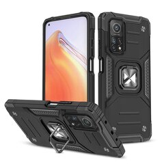 Wozinsky Ring Armor Tough Hybrid Case Cover + Magnetic Mount Xiaomi Redmi Note 11 Pro 5G (China) / Redmi Note 11 Pro + 5G (China) / Mi 11i (India) / Mi 11i HyperCharge / Poco X4 NFC 5G black (Black) цена и информация | Чехлы для телефонов | hansapost.ee