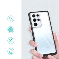 Чехол Hurtel Clear 3 в 1 для Samsung Galaxy S21 Ultra 5G, чёрный цена и информация | Чехлы для телефонов | hansapost.ee