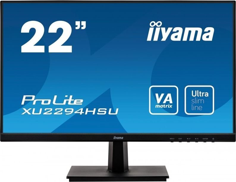 Monitor Iiyama XU2294HSU-B1 цена и информация | Monitorid | hansapost.ee