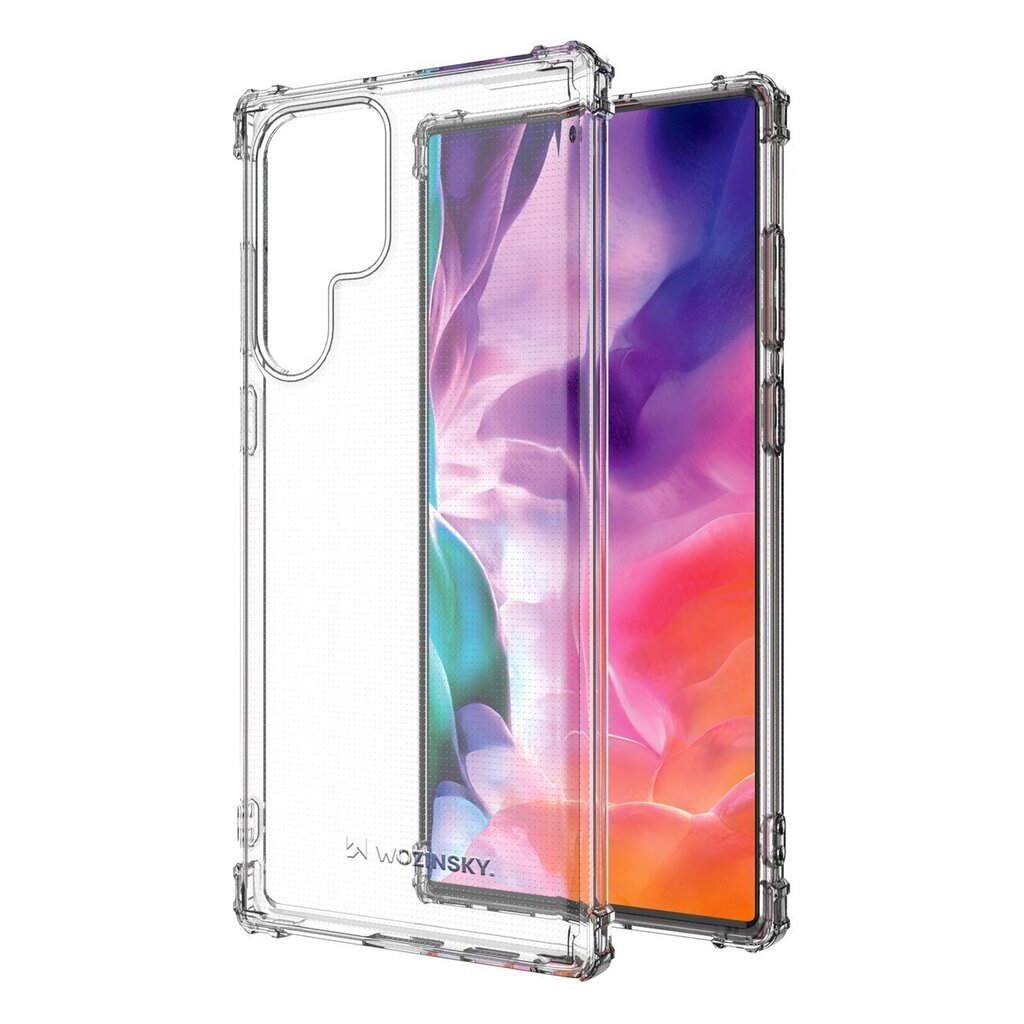 Wozinsky Anti Shock Armored Case for Samsung Galaxy S22 Ultra transparent цена и информация | Telefonide kaitsekaaned ja -ümbrised | hansapost.ee