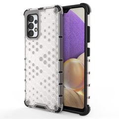 Honeycomb case armored cover with a gel frame for Samsung Galaxy A03s (166.5) transparent (Transparent) hind ja info | Telefonide kaitsekaaned ja -ümbrised | hansapost.ee