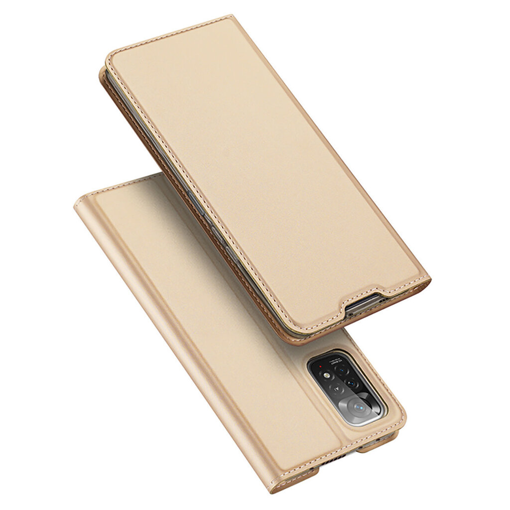 Dux Ducis Skin Pro Holster Cover Flip Cover for Xiaomi Redmi Note 11 Pro + 5G / 11 Pro 5G / 11 Pro gold (Gold) цена и информация | Telefonide kaitsekaaned ja -ümbrised | hansapost.ee
