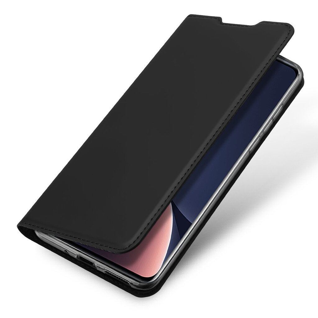 Dux Ducis Skin Pro Holster Cover Flip Cover for Xiaomi 12 Pro black (Black) hind ja info | Telefonide kaitsekaaned ja -ümbrised | hansapost.ee