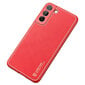 Dux Ducis Yolo elegant cover made of ecological leather for Samsung Galaxy S22 red (Red) цена и информация | Telefonide kaitsekaaned ja -ümbrised | hansapost.ee