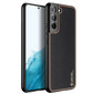 Dux Ducis Yolo elegant cover made of ecological leather for Samsung Galaxy S22 + (S22 Plus) black (Black) hind ja info | Telefonide kaitsekaaned ja -ümbrised | hansapost.ee