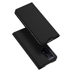 Dux Ducis Skin Pro case with a flip Oppo Find X5 black цена и информация | Чехлы для телефонов | hansapost.ee