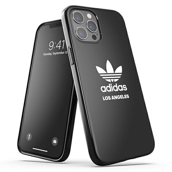 Adidas OR SnapCase Los Angeles iPhone 12 Pro Max black / black 43884 hind ja info | Telefonide kaitsekaaned ja -ümbrised | hansapost.ee