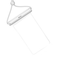 Baseus Cylinder Slide-cover waterproof smartphone bag (white) цена и информация | Чехлы для телефонов | hansapost.ee