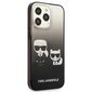 Karl Lagerfeld KLHCP13XTGKCK iPhone 13 Pro Max 6,7 &quot;hardcase black / black Gradient Ikonik Karl &amp; Choupette (Black) hind ja info | Telefonide kaitsekaaned ja -ümbrised | hansapost.ee