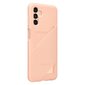 Samsung Card Slot Cover case for Samsung Galaxy A13 5G silicone cover card wallet peach (EF-OA136TPEGWW) (Brzoskwiniowy) hind ja info | Telefonide kaitsekaaned ja -ümbrised | hansapost.ee