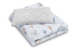 Комплект одеялка и подушки Sensillo Karo Plush Полет в облаках цена и информация | Детское постельное бельё | hansapost.ee