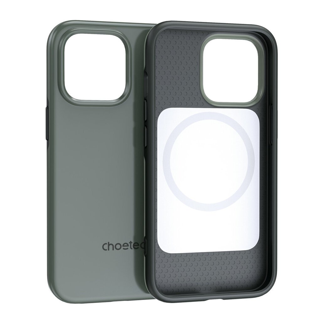 Choetech MFM Anti-drop case Made For MagSafe for iPhone 13 Pro black (PC0113-MFM-GN) (Green) цена и информация | Telefonide kaitsekaaned ja -ümbrised | hansapost.ee