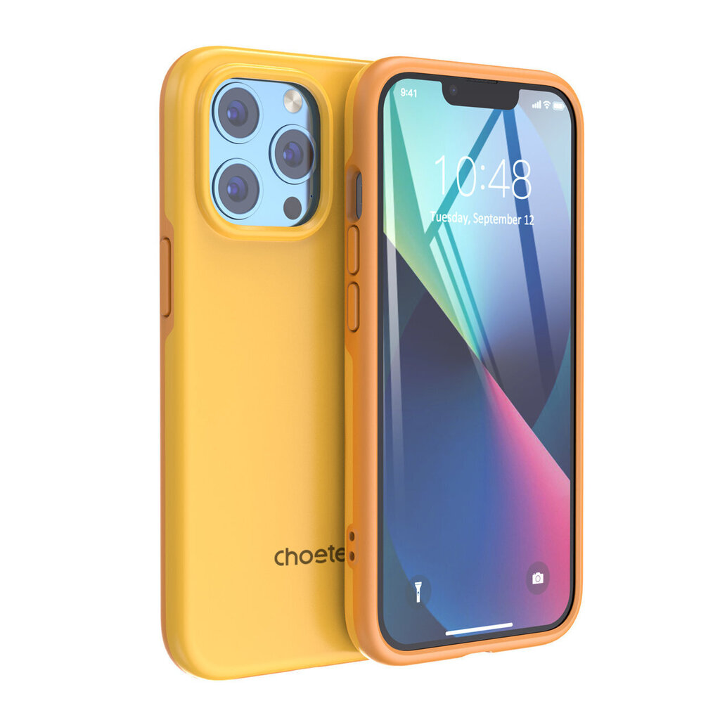 Choetech MFM Anti-drop case Made For MagSafe for iPhone 13 Pro orange (PC0113-MFM-YE) (Orange) цена и информация | Telefonide kaitsekaaned ja -ümbrised | hansapost.ee