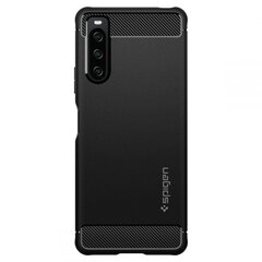 Spigen Rugged Armor case cover for Sony Xperia 10 IV black (20902-0) цена и информация | Чехлы для телефонов | hansapost.ee