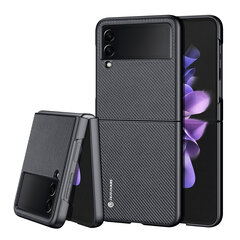 Dux Ducis Fino case is nylon covered Samsung Galaxy Z Flip 3 black (Black) hind ja info | Telefonide kaitsekaaned ja -ümbrised | hansapost.ee