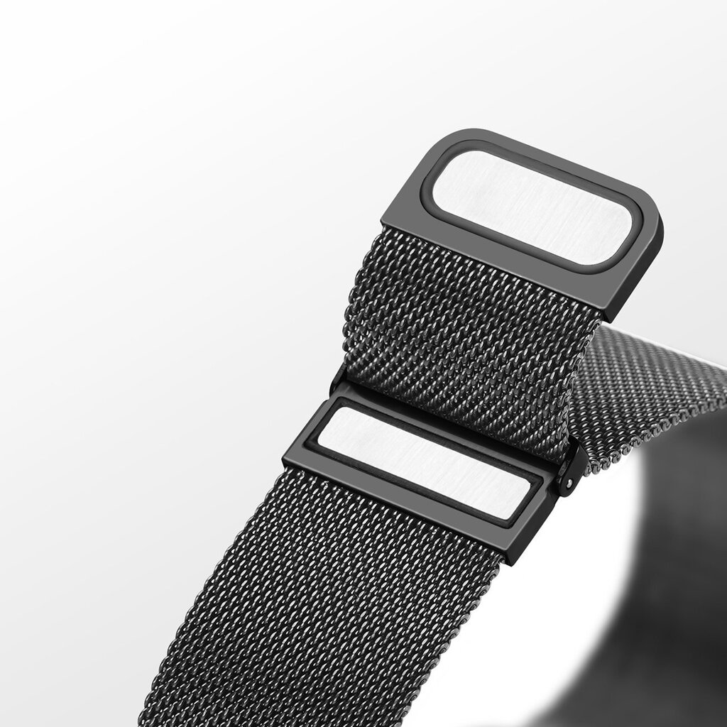 Dux Ducis Magnetic Strap Watch 7 Band 7/6/5/4/3/2 / SE (45/44 / 42mm) Magnetic Band Black (Milanese Version) (Black) цена и информация | Nutikellade aksessuaarid ja tarvikud | hansapost.ee