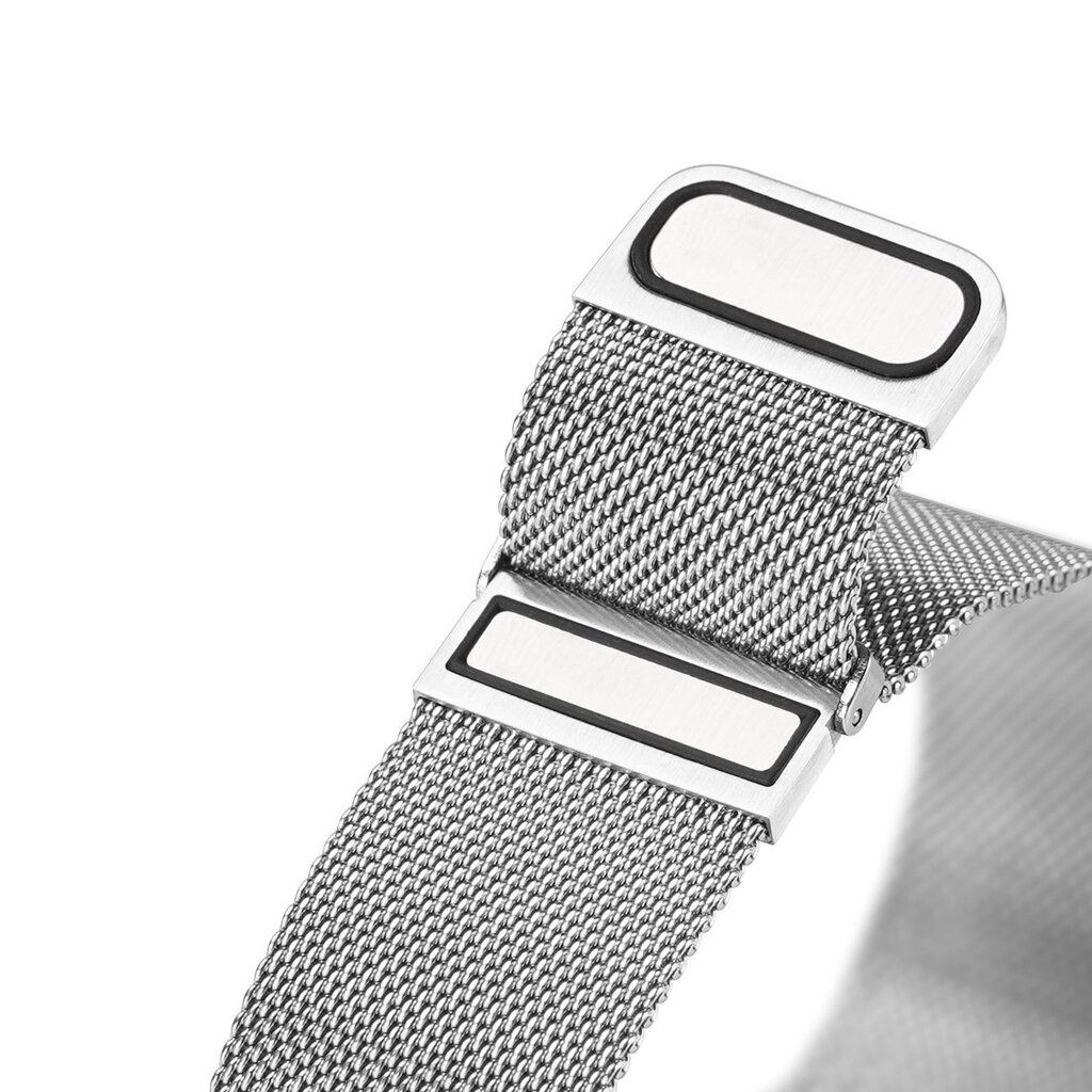 Dux Ducis Magnetic Strap Watch 7 Band 7/6/5/4/3/2 / SE (41/40 / 38mm) Magnetic Band Silver (Milanese Version) (Silver) цена и информация | Nutikellade aksessuaarid ja tarvikud | hansapost.ee