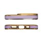 Fashion Case for iPhone 13 Pro Gold Frame Gel Cover Purple (Fioletowy) цена и информация | Telefonide kaitsekaaned ja -ümbrised | hansapost.ee