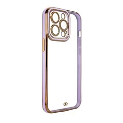Fashion Case Case For Samsung Galaxy A53 5G Gold Frame Gel Cover Purple (Fioletowy) hind ja info | Telefonide kaitsekaaned ja -ümbrised | hansapost.ee