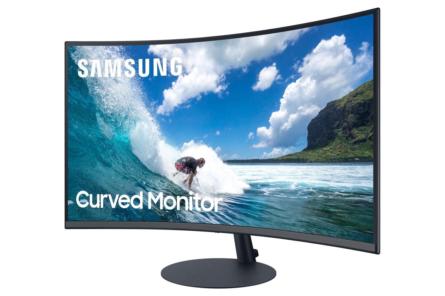 LCD Monitor|SAMSUNG|C32T550FDR|32"|Curved|Panel VA|1920x1080|16:9|75Hz|4 ms|Speakers|Tilt|Colour Dark Blue / Grey|LC32T550FDRXEN цена и информация | Monitorid | hansapost.ee