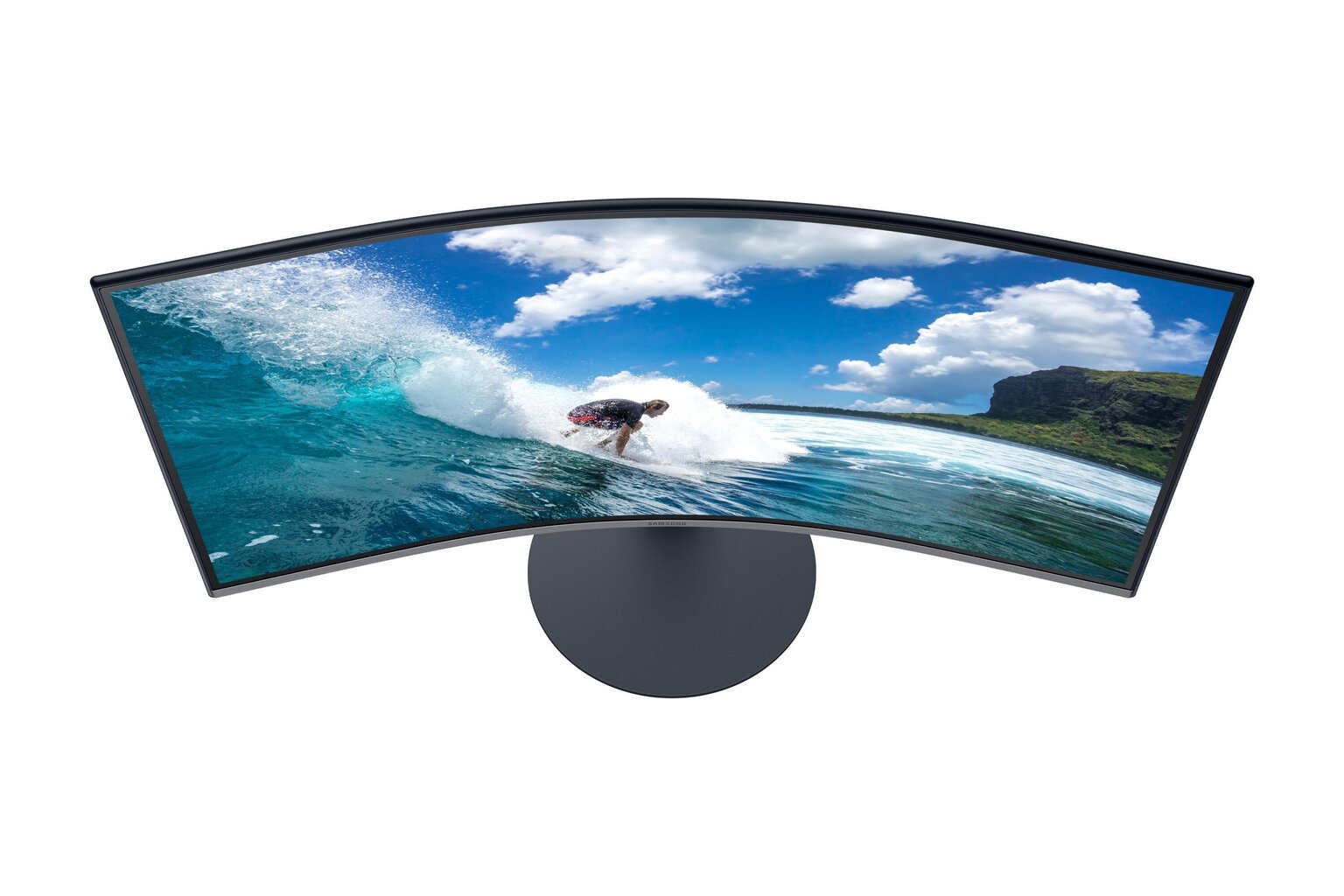 LCD Monitor|SAMSUNG|C32T550FDR|32"|Curved|Panel VA|1920x1080|16:9|75Hz|4 ms|Speakers|Tilt|Colour Dark Blue / Grey|LC32T550FDRXEN цена и информация | Monitorid | hansapost.ee