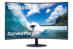 LCD Monitor|SAMSUNG|C32T550FDR|32"|Curved|Panel VA|1920x1080|16:9|75Hz|4 ms|Speakers|Tilt|Colour Dark Blue / Grey|LC32T550FDRXEN hind ja info | Monitorid | hansapost.ee