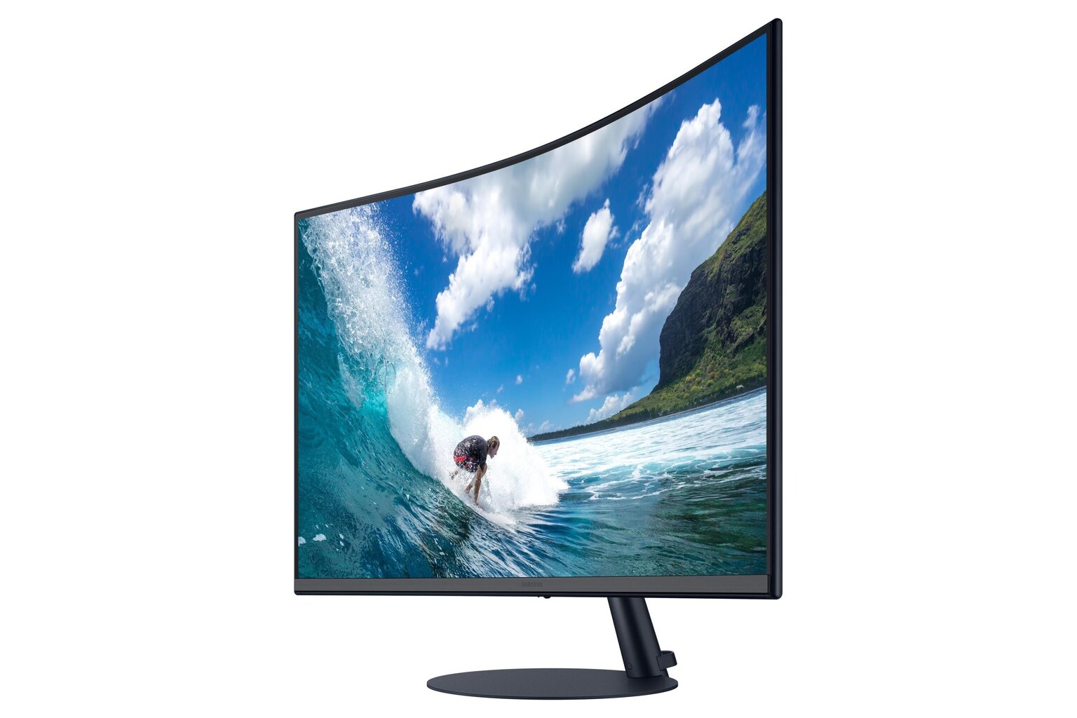 LCD Monitor|SAMSUNG|C32T550FDR|32"|Curved|Panel VA|1920x1080|16:9|75Hz|4 ms|Speakers|Tilt|Colour Dark Blue / Grey|LC32T550FDRXEN цена и информация | Monitorid | hansapost.ee