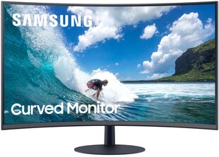 LCD Monitor|SAMSUNG|C32T550FDR|32"|Curved|Panel VA|1920x1080|16:9|75Hz|4 ms|Speakers|Tilt|Colour Dark Blue / Grey|LC32T550FDRXEN цена и информация | Мониторы | hansapost.ee