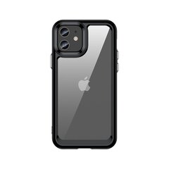 Outer Space Case for iPhone 12 hard cover with a gel frame black (Black) цена и информация | Чехлы для телефонов | hansapost.ee