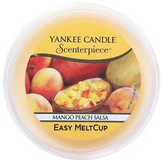 Yankee Candle Mango Peach Salsa Scenterpiece Easy MeltCup (Mango & Peach) - Fragrance Wax 61.0g hind ja info | Küünlad, küünlajalad | hansapost.ee