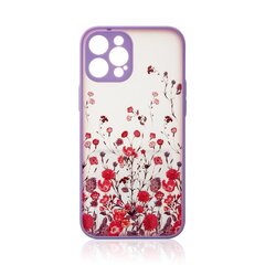 Design Case for iPhone 13 Pro floral purple (Fioletowy) hind ja info | Telefonide kaitsekaaned ja -ümbrised | hansapost.ee