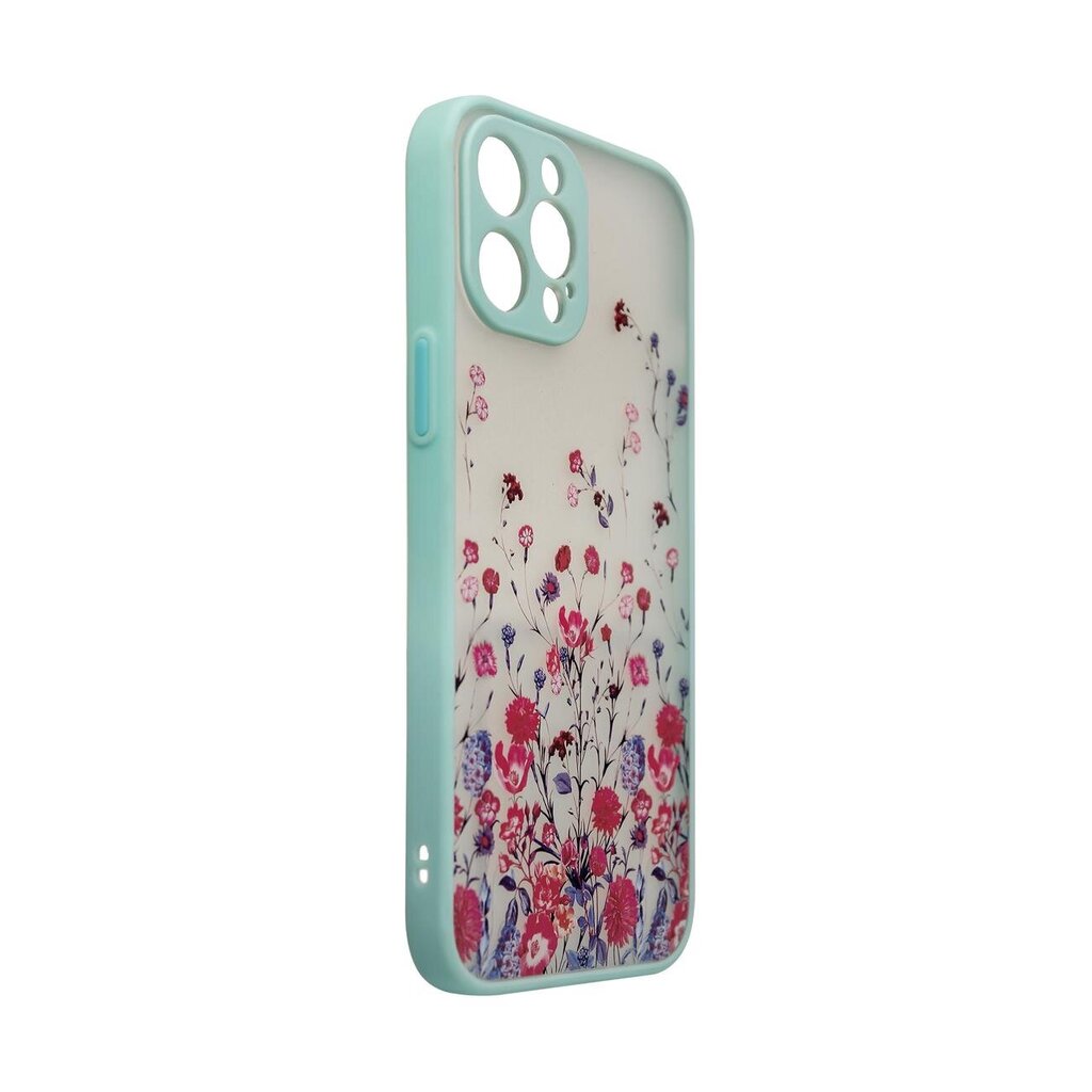 Design Case for iPhone 13 Pro flower blue (Niebieski) цена и информация | Telefonide kaitsekaaned ja -ümbrised | hansapost.ee