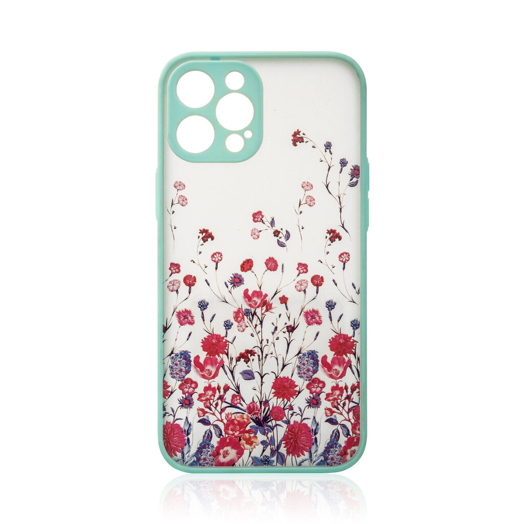 Design Case for iPhone 13 Pro Max flower blue (Niebieski) hind ja info | Telefonide kaitsekaaned ja -ümbrised | hansapost.ee