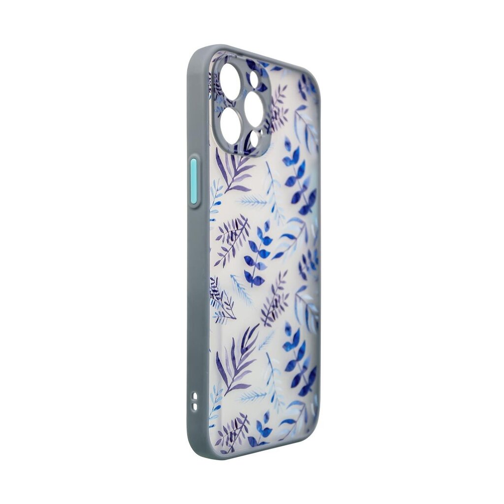 Design Case for iPhone 13, a flower case dark blue (Dark blue) hind ja info | Telefonide kaitsekaaned ja -ümbrised | hansapost.ee