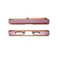 Lighting Color Case for iPhone 13 Pro purple gel cover with gold frame (Fioletowy) hind ja info | Telefonide kaitsekaaned ja -ümbrised | hansapost.ee