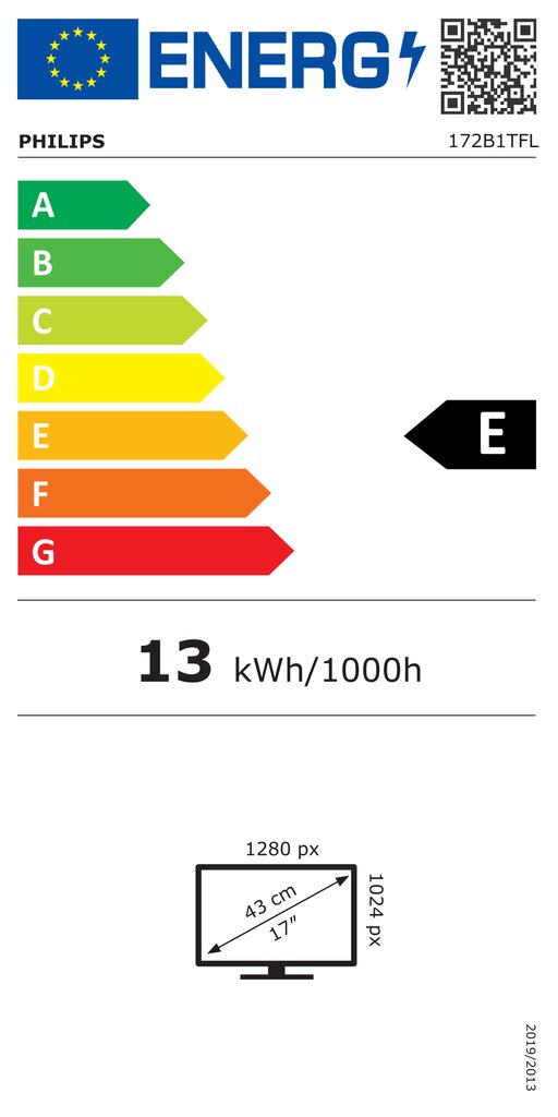 Philips 172B1TFL/00 hind ja info | Monitorid | hansapost.ee