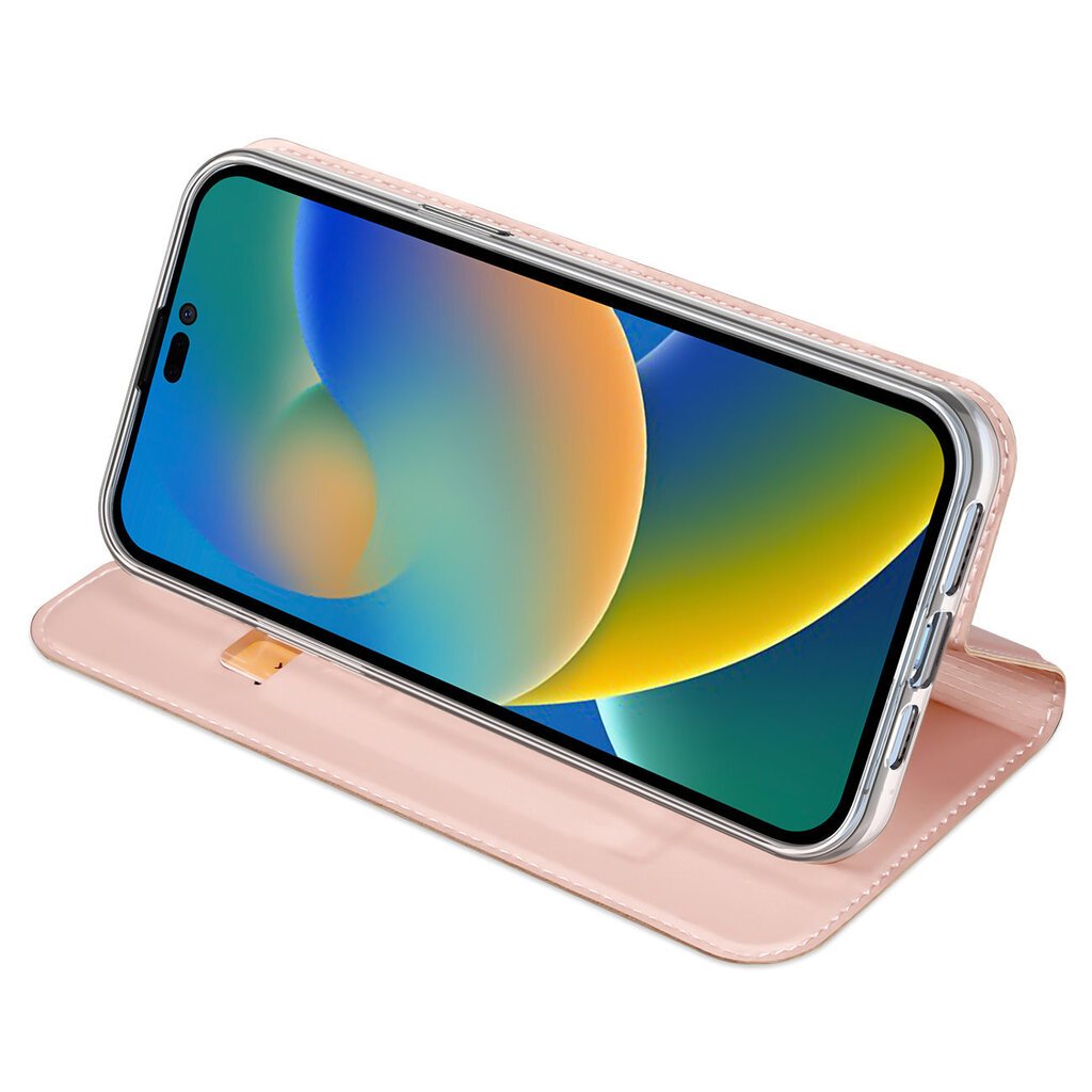 Dux Ducis Skin Pro holster cover flip cover for iPhone 14 Pro pink (Pink) цена и информация | Telefonide kaitsekaaned ja -ümbrised | hansapost.ee