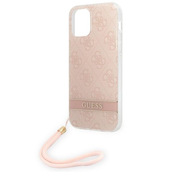 Guess GUOHCP12MH4STP telefonile Apple iPhone 12/12 Pro, roosa цена и информация | Telefonide kaitsekaaned ja -ümbrised | hansapost.ee