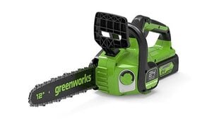 Akukettsaag Greenworks gd24cs30, akuta hind ja info | Mootorsaed | hansapost.ee