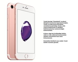 Renewd/uuendatud nutitelefon Apple iPhone 7 Rose Gold 32GB RND-P70432 hind ja info | Telefonid | hansapost.ee