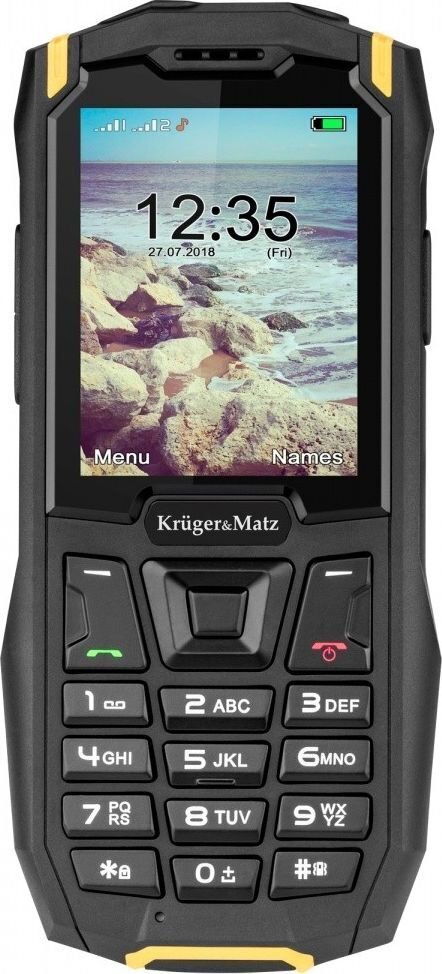 Kruger & Matz Iron 2, Black hind ja info | Telefonid | hansapost.ee