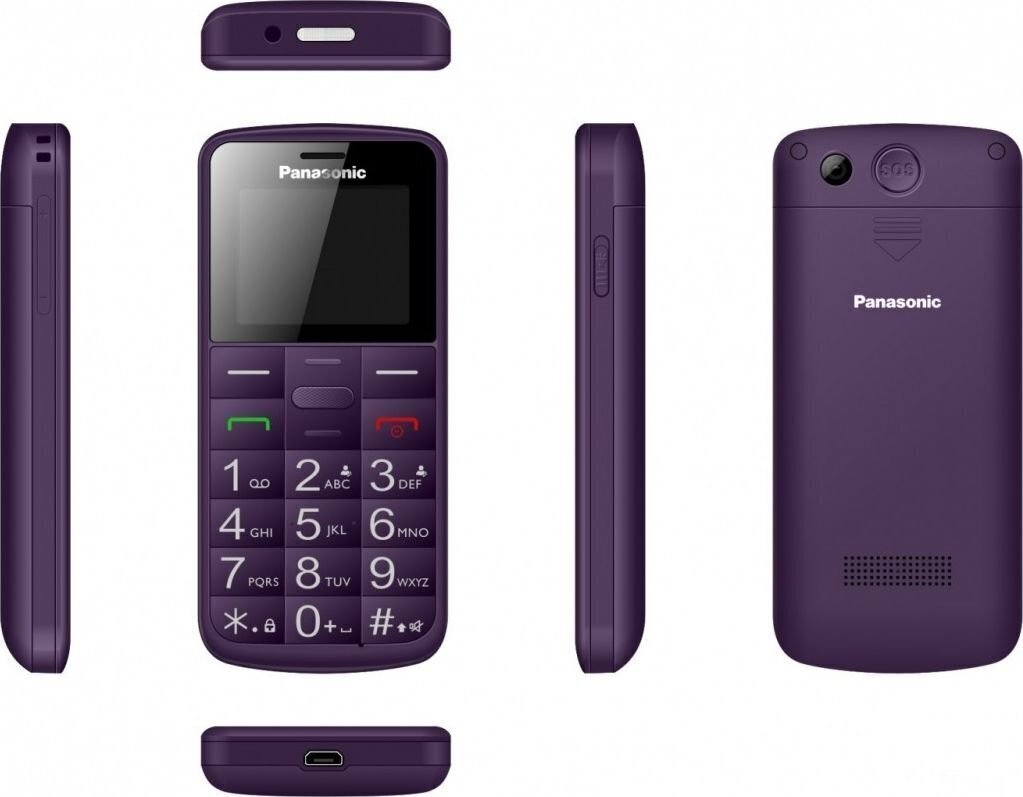 Panasonic KX-TU110EX Purple цена и информация | Telefonid | hansapost.ee