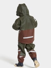 Didriksons дождевик для детей WATERMAN, темно-зеленый цена и информация | Didriksons Одежда, обувь и аксессуары | hansapost.ee
