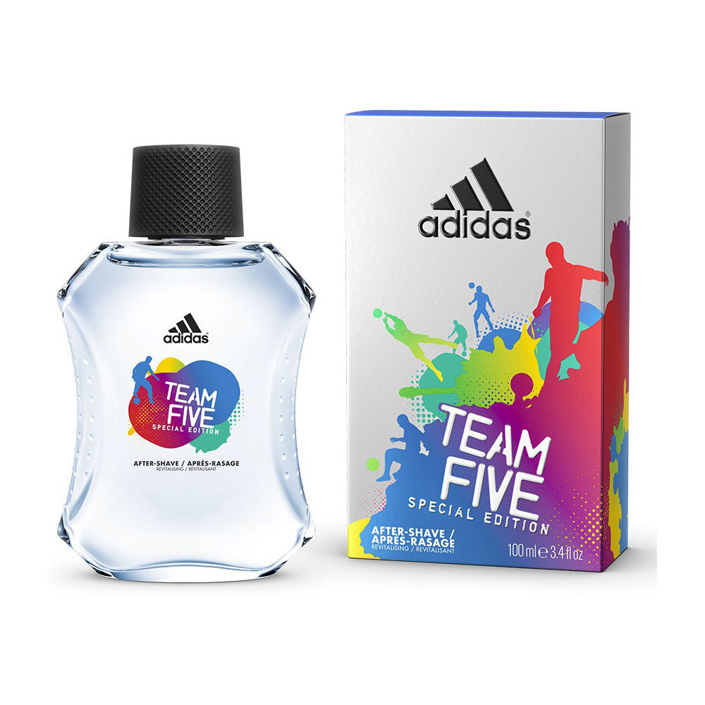 Adidas Team Five raseerimisjärgne näovesi 100 ml цена и информация | Dušigeelid ja deodorandid meestele | hansapost.ee