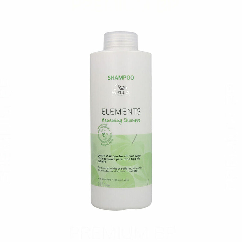 Wella Elements Renewing šampoon 1000 ml цена и информация | Šampoonid | hansapost.ee