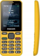 Maxcom MAXCOMMM139ZOLTY hind ja info | Telefonid | hansapost.ee