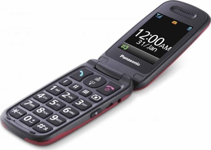 Panasonic KX-TU446EXR Red цена и информация | Telefonid | hansapost.ee