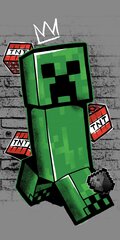 Vannilina Minecraft Metro Art Creeper, 70 x 140 cm hind ja info | Rätikud ja saunalinad | hansapost.ee