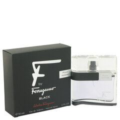 Ferragamo F by Ferragamo Black EDT для мужчин 50, мл цена и информация | Мужские духи | hansapost.ee